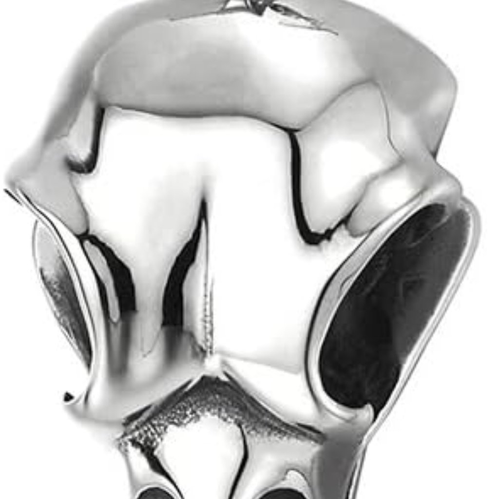 Stainless Steel Mens Womens Eagle Bird Skull Pendant Necklace With 30 Inches Bal